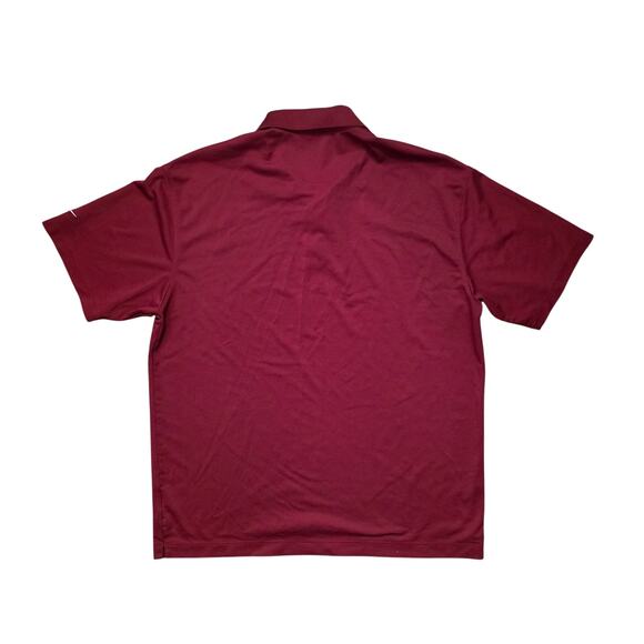 Nike Tour Dri‑Fit Golf Polo Men’s XXL Dark Red Performance Stretch Short Sleeve - Picture 7 of 7